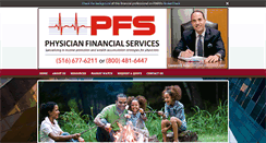 Desktop Screenshot of physicianfinancialservices.com